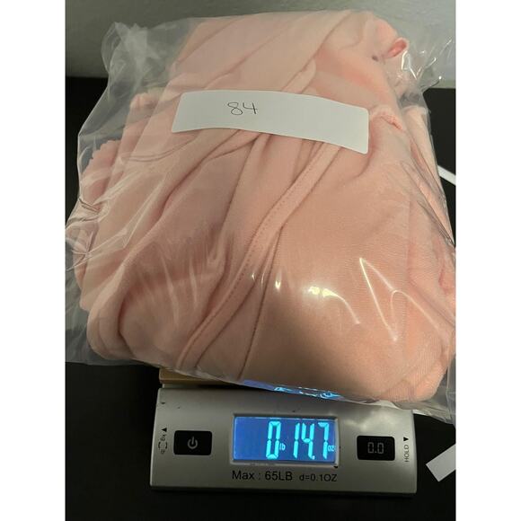 Vintage Models Coat Housecoat Nightgown Womens Large Pink Lace Cottagecore 70s - Picture 6 of 6